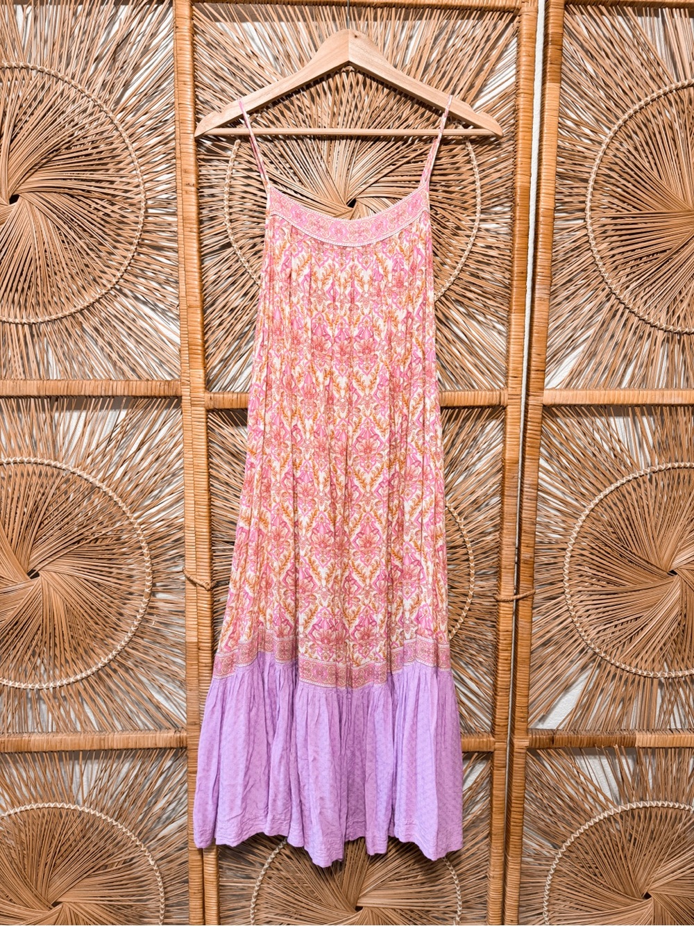 Spell & the Gypsy Jewel Strappy Midi Dress SZ L - Picture 2 of 10